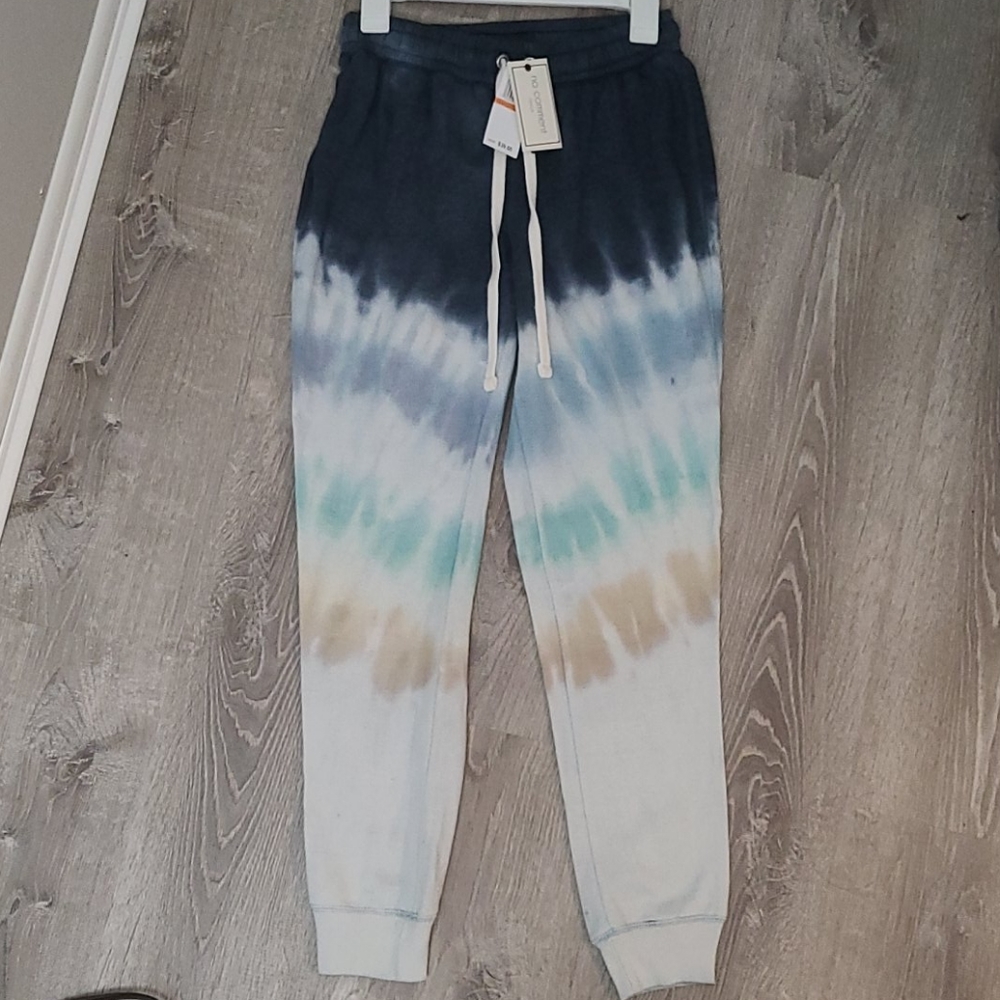no comment NY.LA tie dyed sweatpants